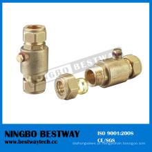 Válvula de retenção de bronze de Ningbo Bestway com filtro (BW-C12)